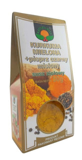 Kurkuma gemahlen mit schwarzem Pfeffer 50g NATURE WILLKOMMEN - Biogo.de